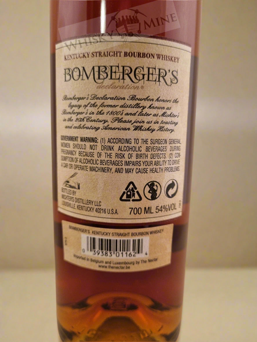 Bomberger's L23E1952 54% 70cl