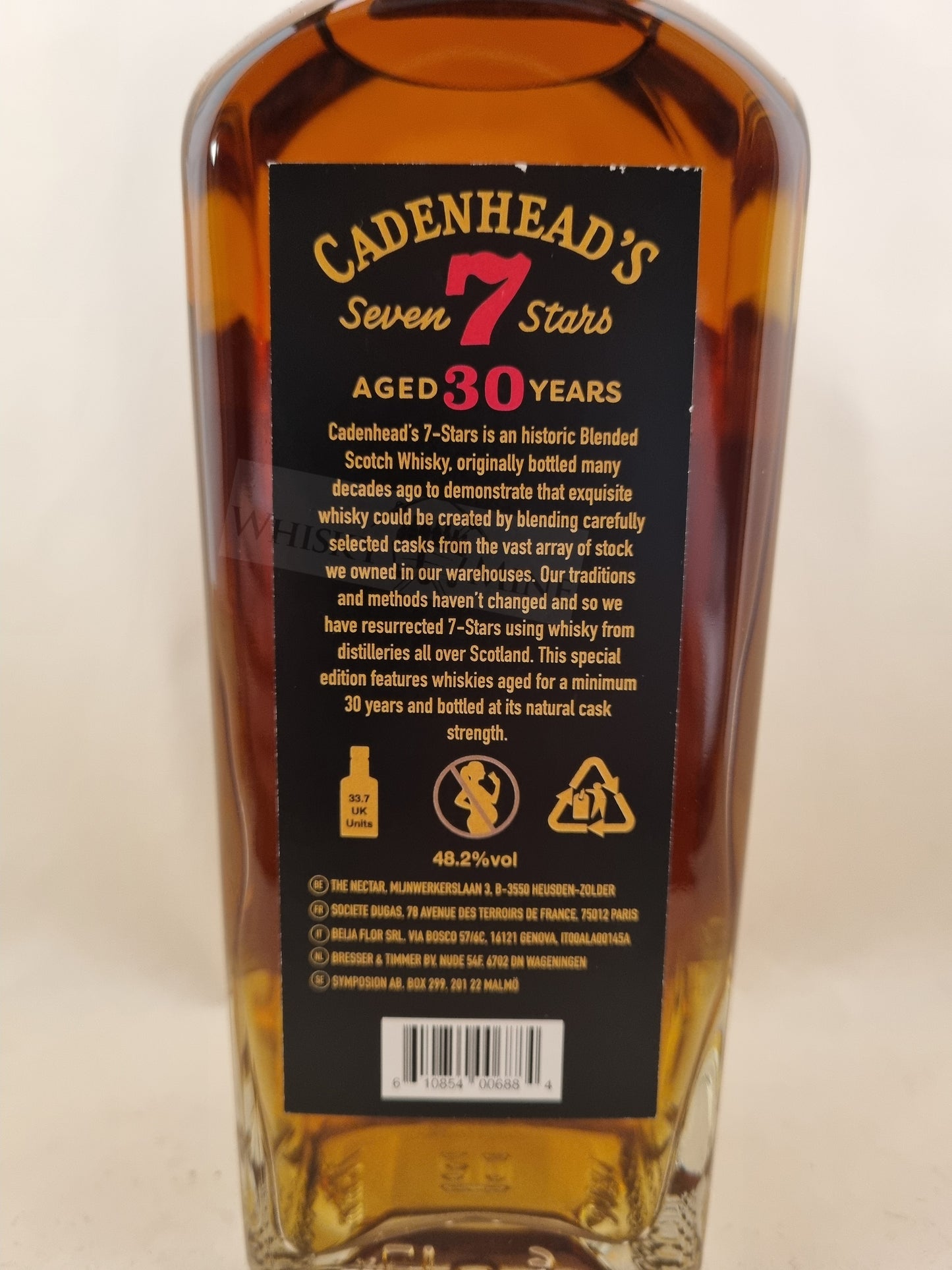 Cadenheads seven stars 30yo 48.2% 70cl