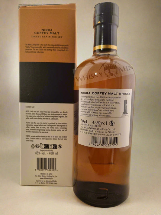 Nikka Coffey Malt 45% 70cl Japanese Blended Malt Whisky Bottle