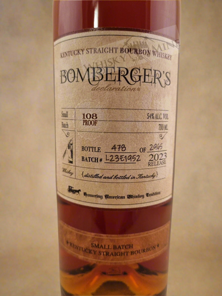 Bomberger's L23E1952 54% 70cl