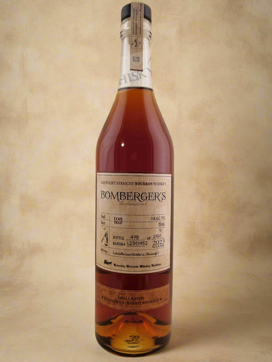 Bomberger’s L23E1952 54% 70cl Limited Edition Kentucky Bourbon Bottle