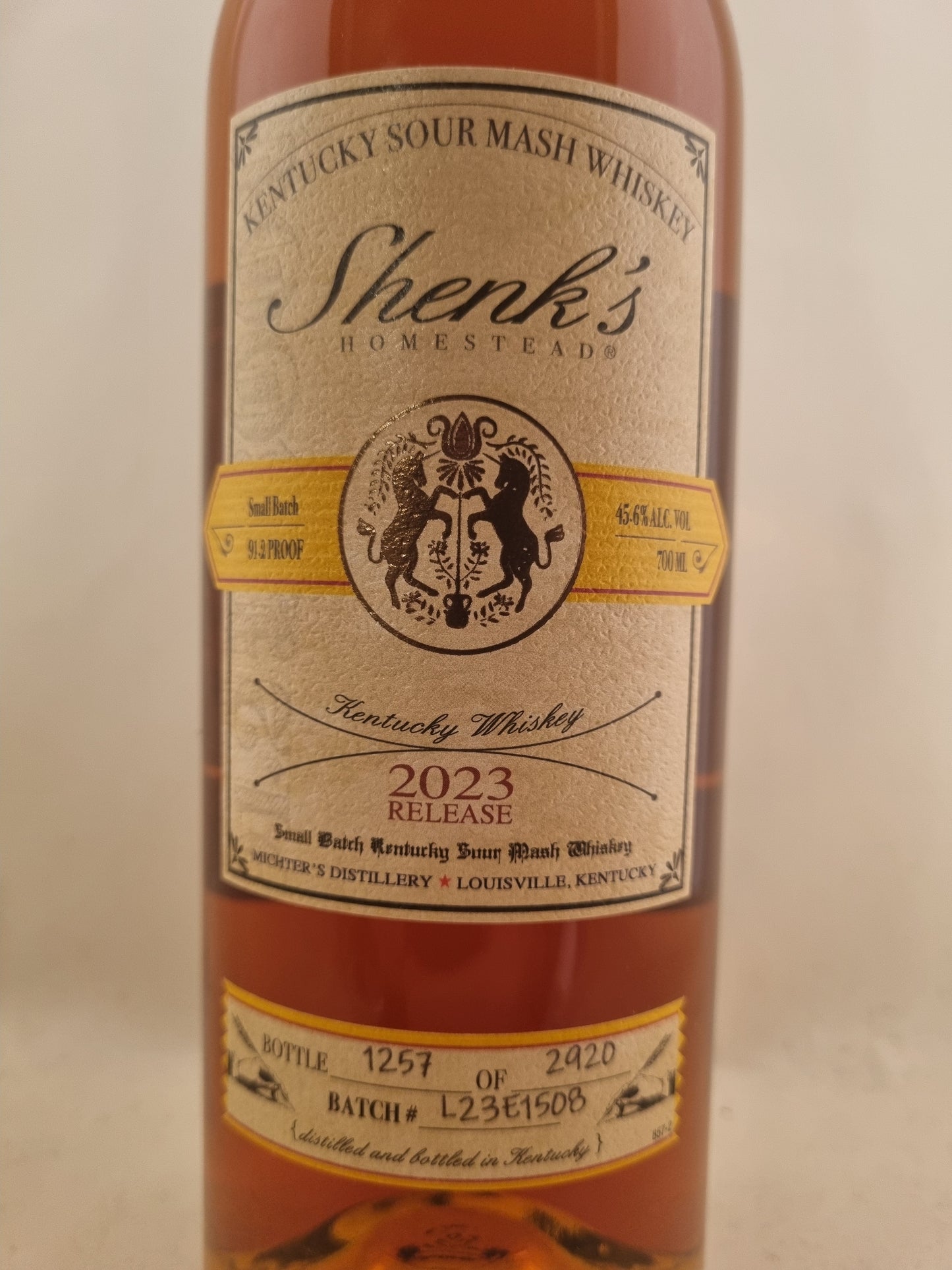 Shenk's Homestead Kentucky Sour Mash 2023 45,6% 70cl