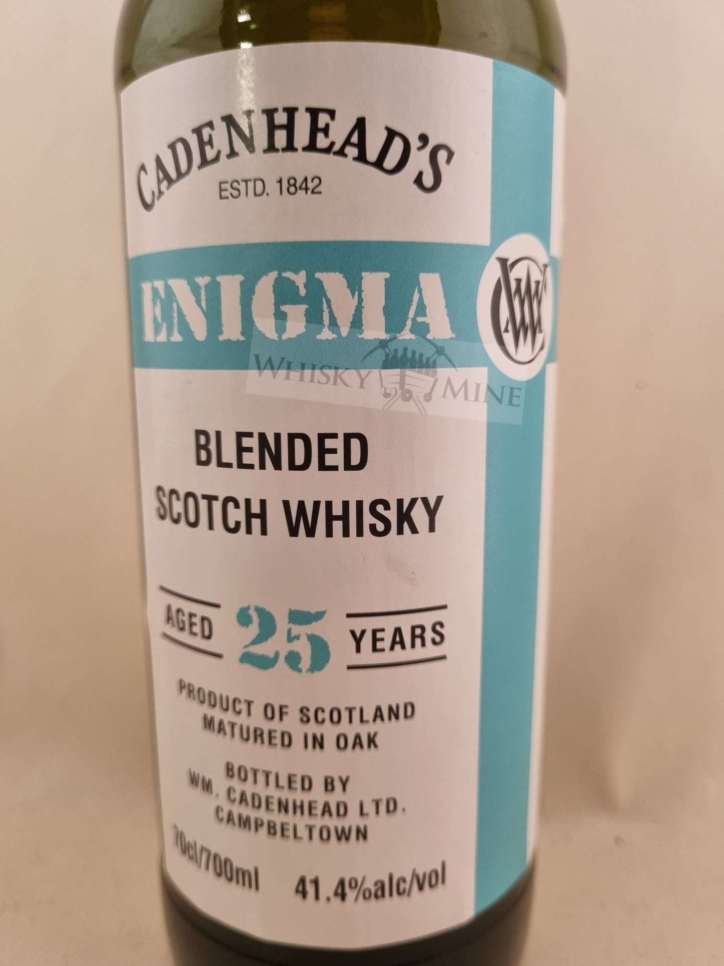 Blended Scotch Whisky 25-year-old Cadenheads 48.2% 70cl