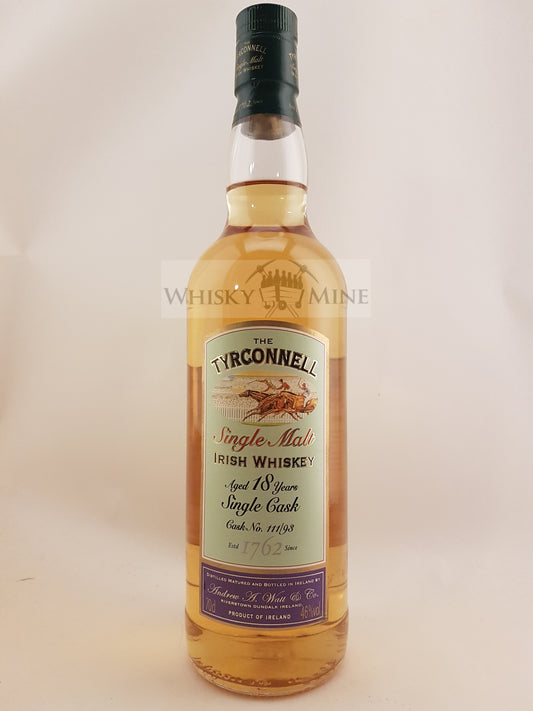 Fles Tyrconnell 18 Year Old Single Cask 111/93 Irish Single Malt Whiskey – 46% vol, 70 cl.