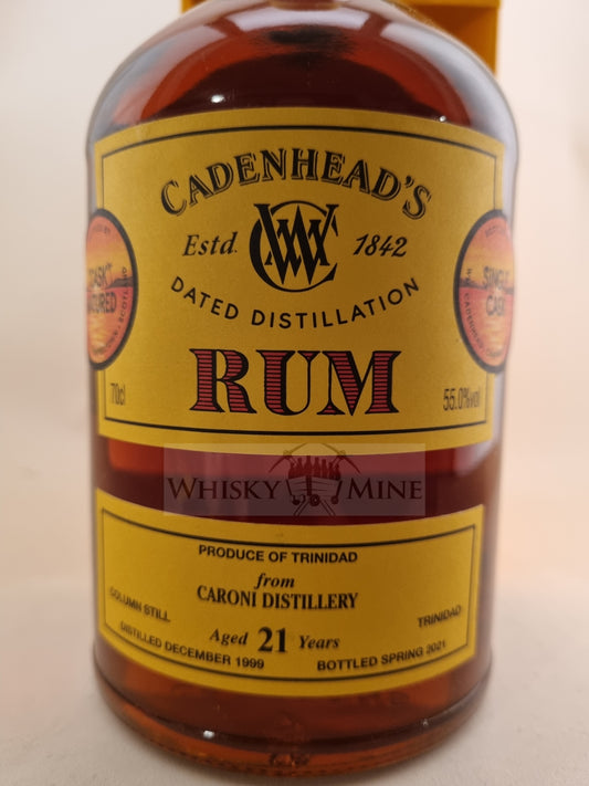 Caroni 1999 21yo Cadenhead 55% 70cl