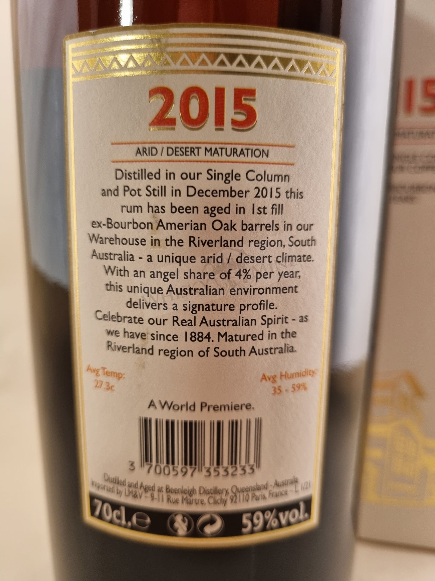 Beenleigh 2015 59% 70cl