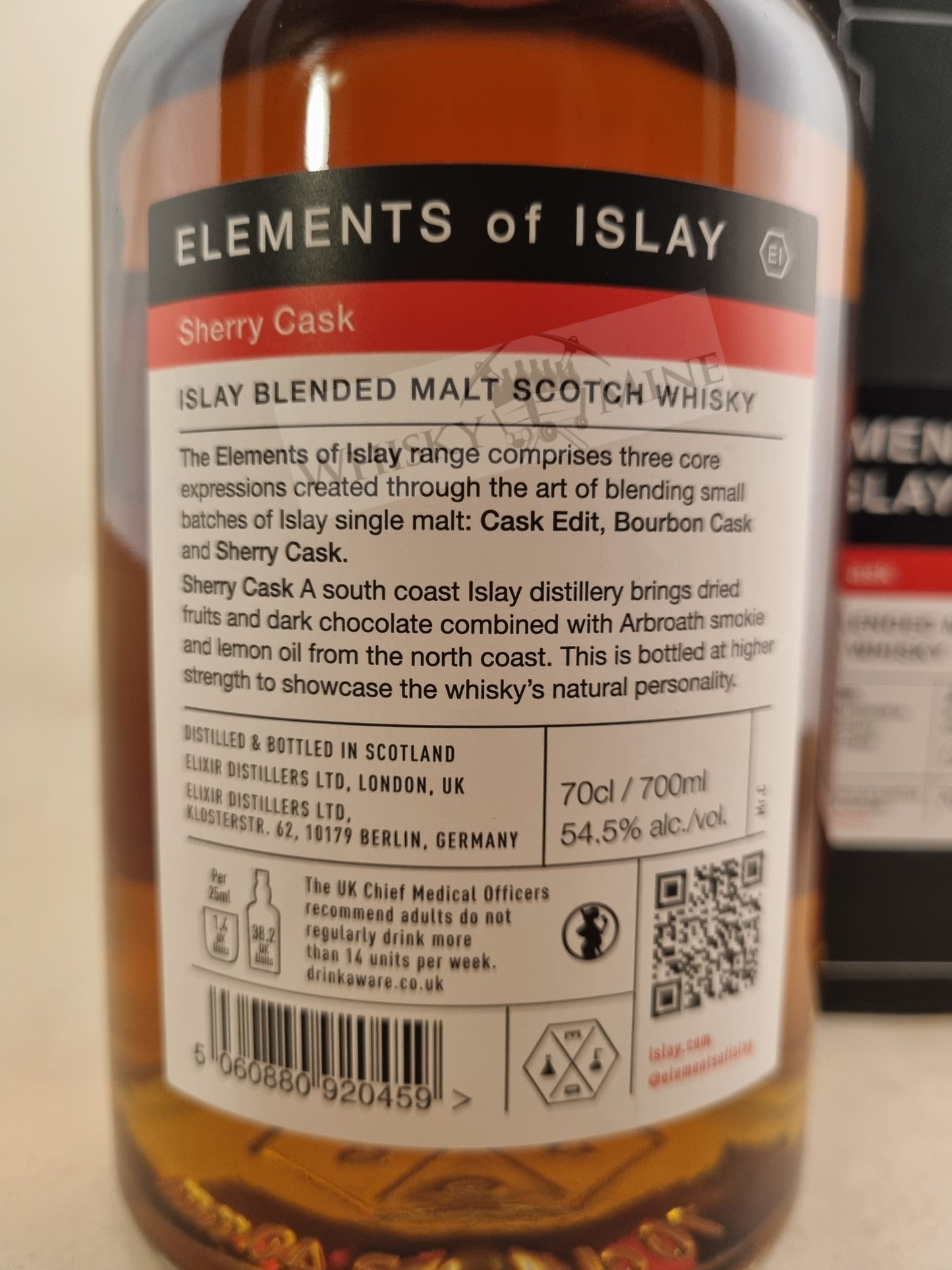 Elements of Islay Sherry Cask 54.5% 70cl
