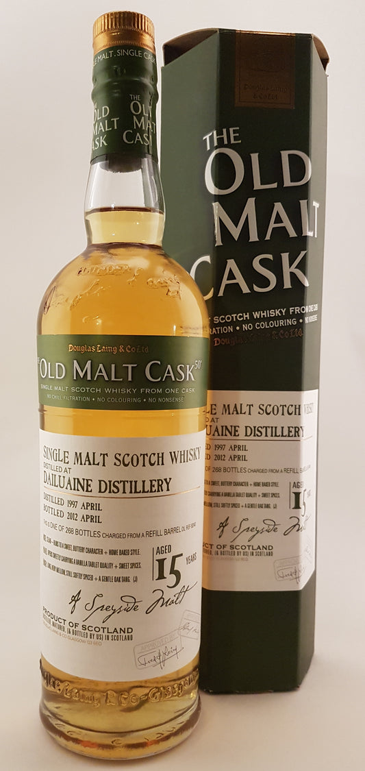 Fles Dailuaine 1997 DL Speyside Single Malt Scotch Whisky – 50% vol, 70 cl.