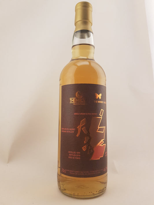 Fles Single Lowland Grain 1976 Single Grain Scotch Whisky – 46,2%, 70 cl, Lowlands.