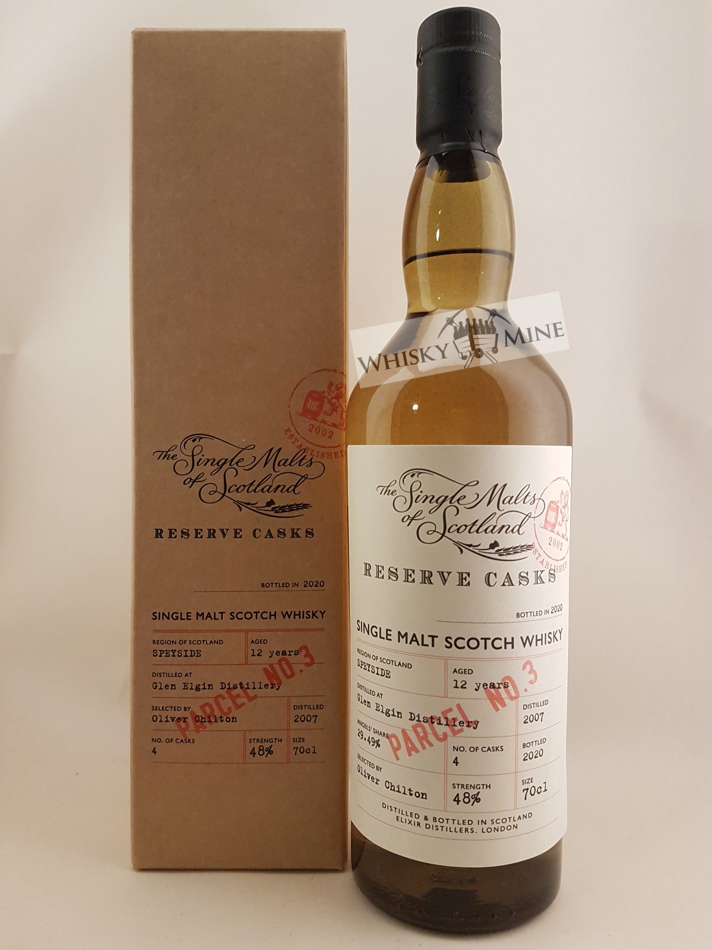 Glen Elgin 2007 parcel no. 3 48% 70cl