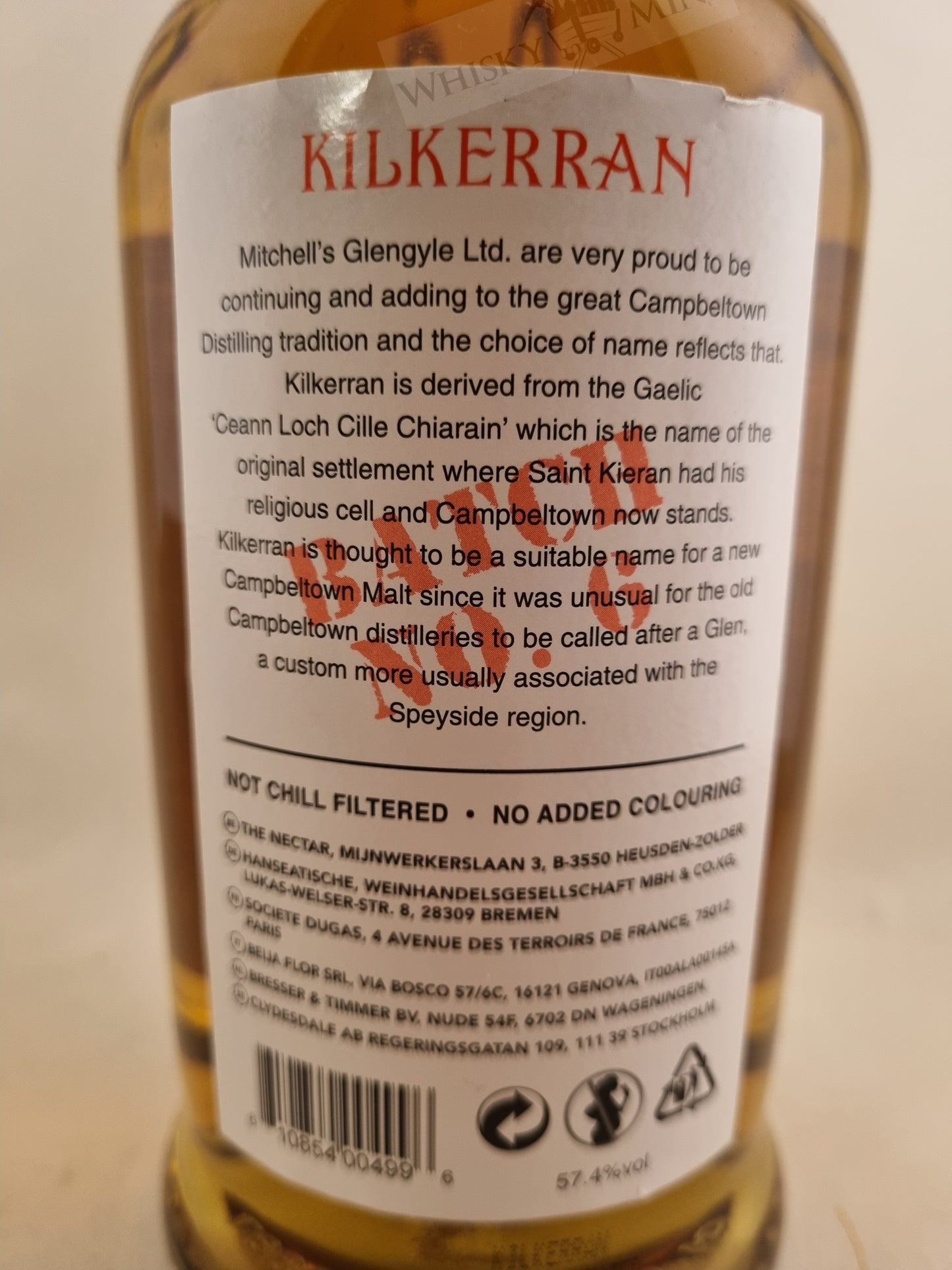 Kilkerran Heavily Peated Batch 6 57.4% 70cl