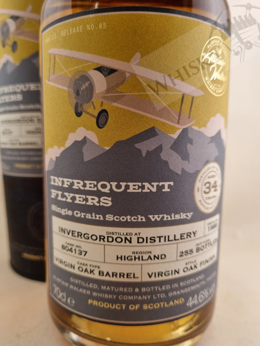 Fles Invergordon 1988 34 Year Old Highland Single Grain Scotch Whisky – 44,6% vol, 70 cl.
