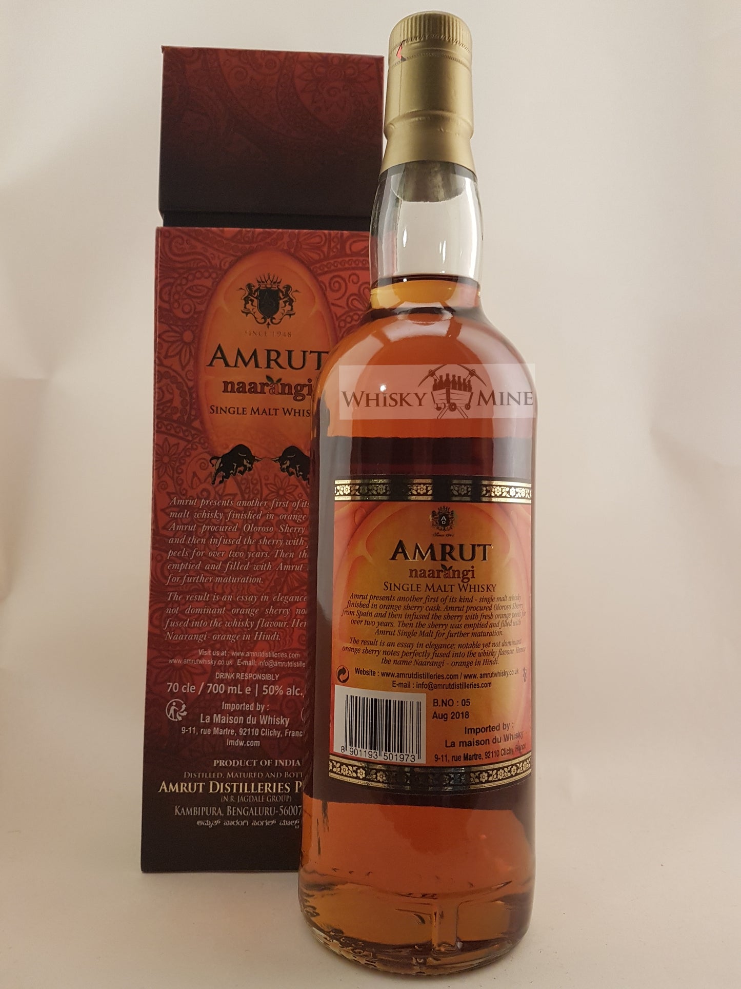 Amrut Naarangi 50% 70cl