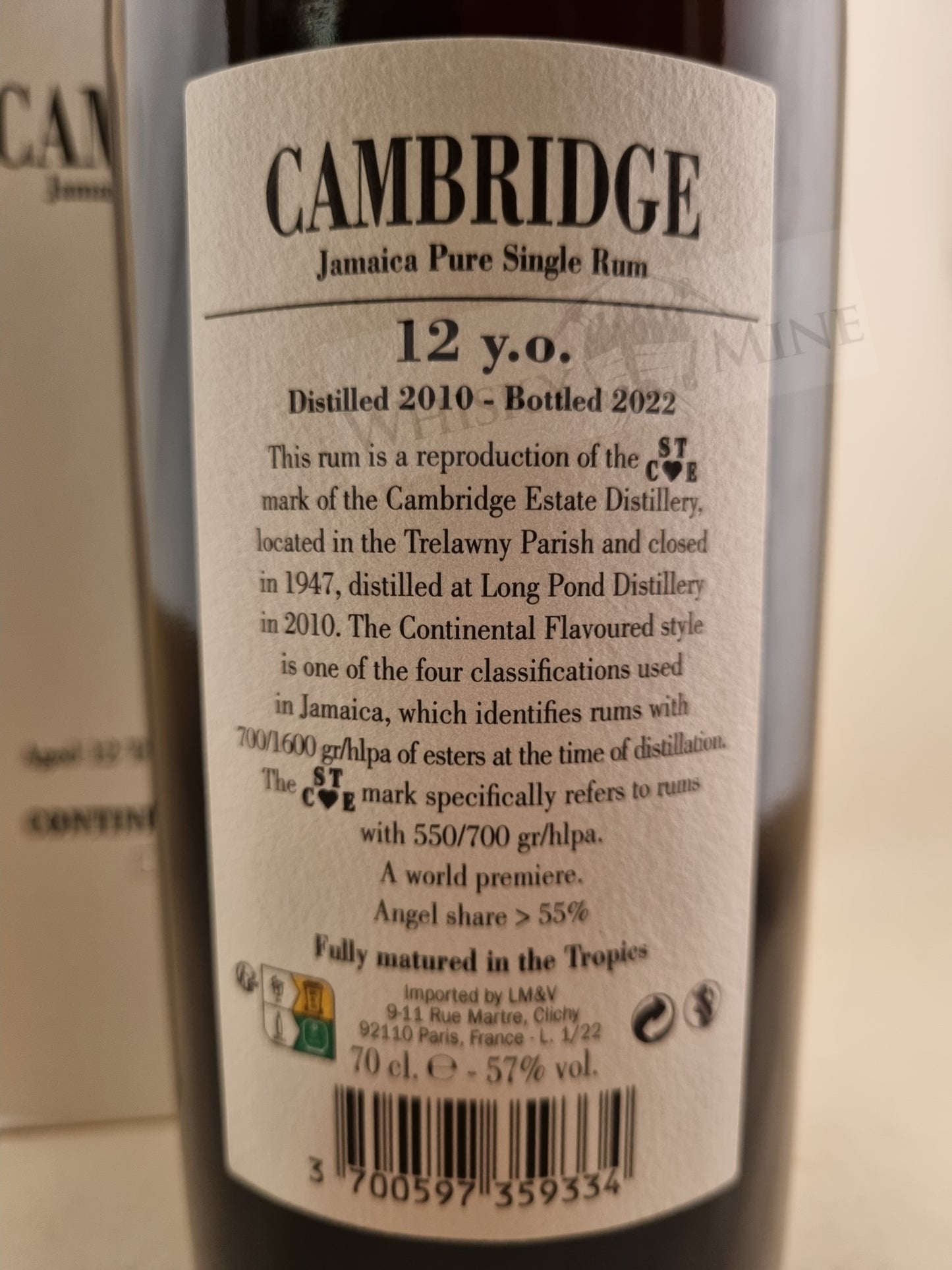 Cambridge 2010 57% 70cl