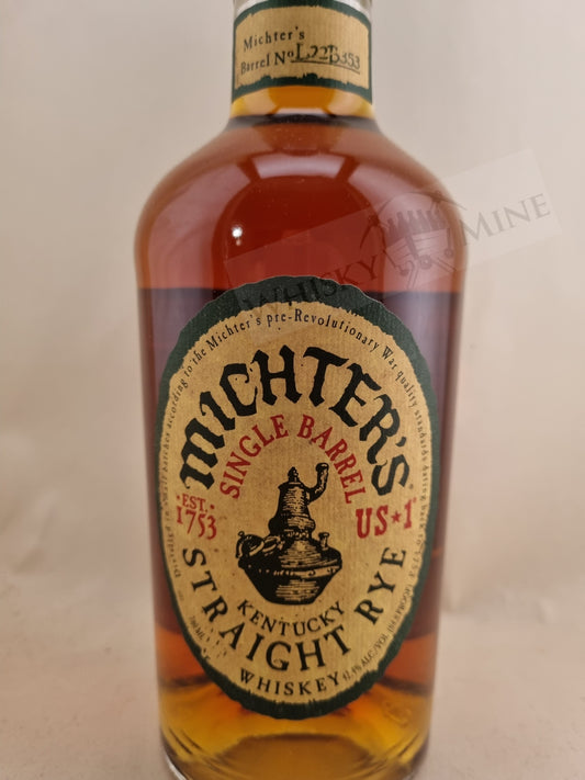Fles Michter’s US*1 Single Barrel Rye Whiskey – 42,4% vol, 70 cl.