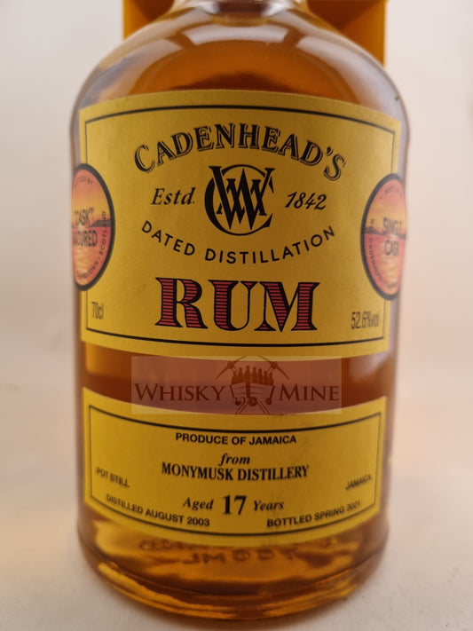 Monymusk 2003 Cadenhead 52.6% 70cl