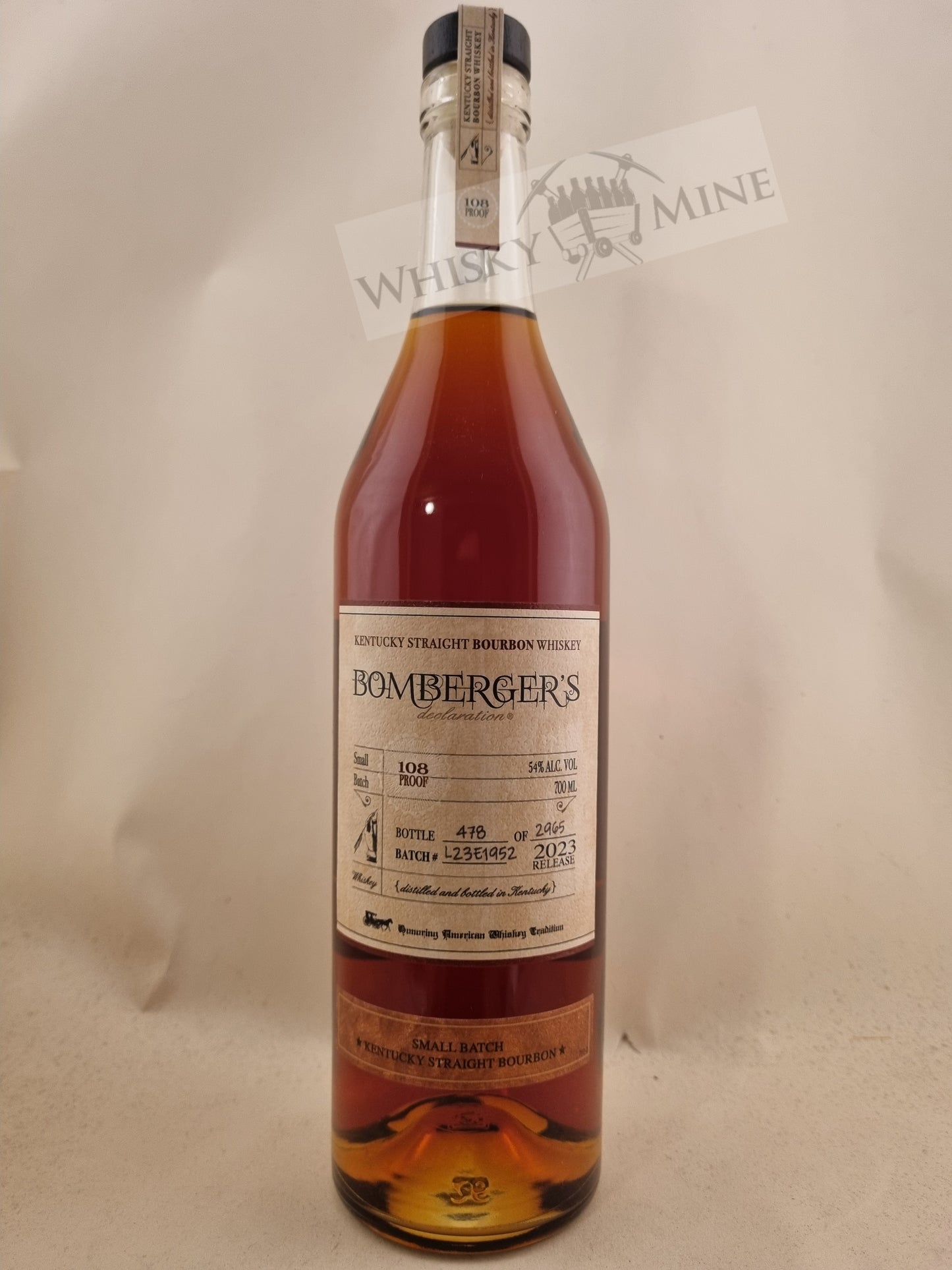 Bomberger's L23E1952 54% 70cl