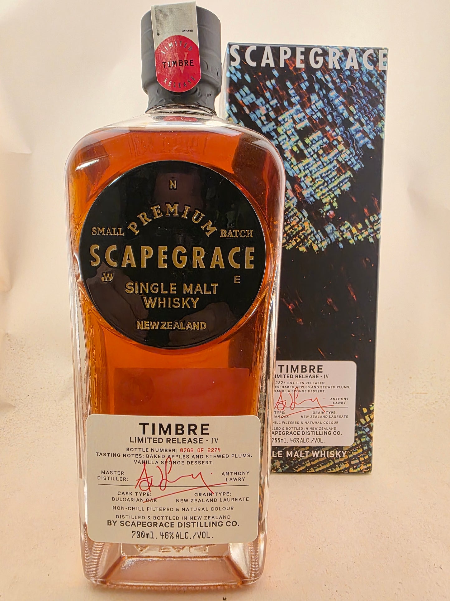 Scapegrace Timbre 46% 70cl