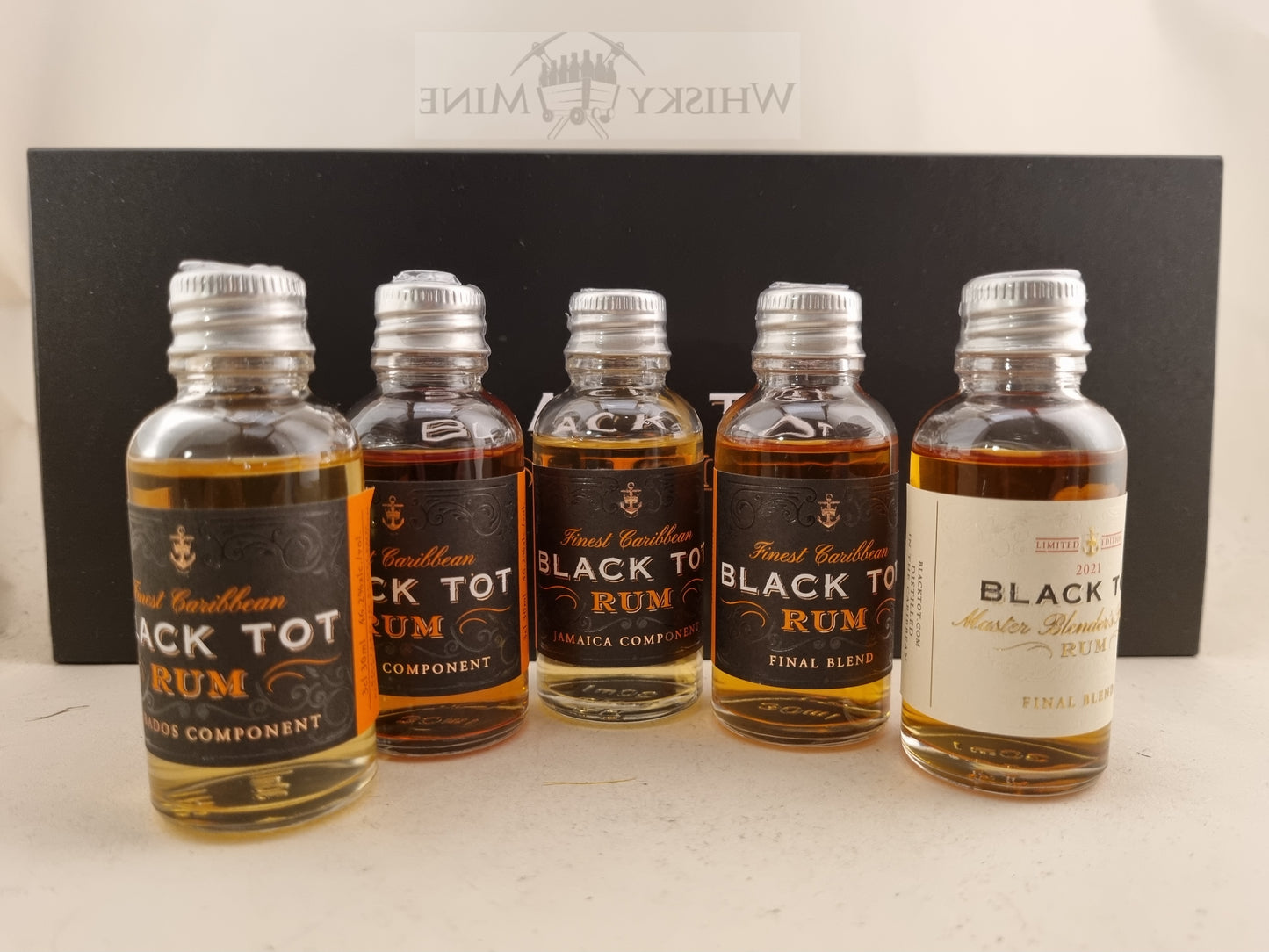 Black Tot tasting 2021 tasting pack 47.86% 5x3cl