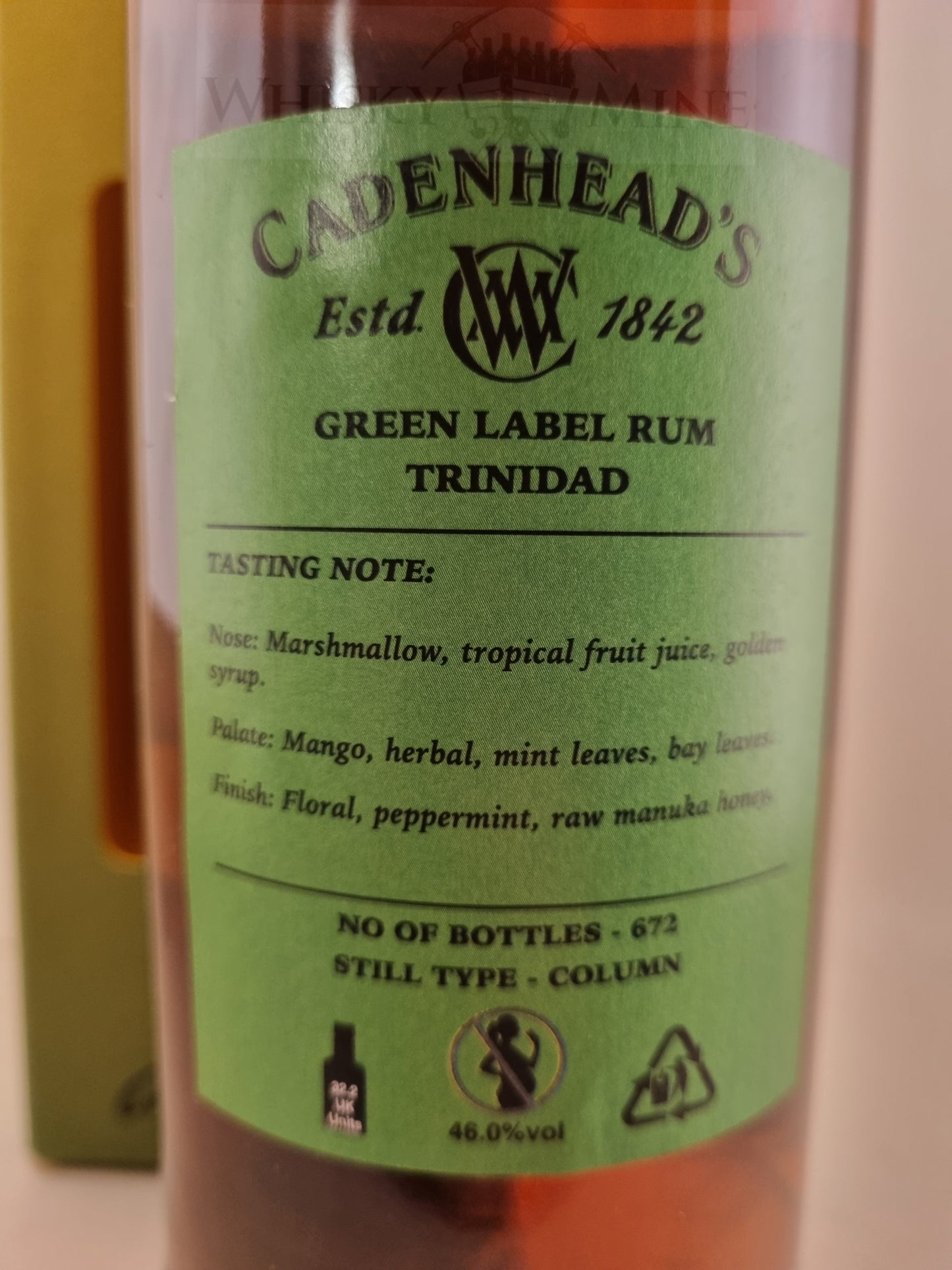 Trinidad 18yo cadenhead 46% 70cl